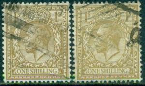 GREAT BRITAIN SG-429, SCOTT # 200, USED, VERY FINE, 2 STAMPS, GREAT PRICE!