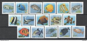 I1088 Dominica Fauna Fish & Marine Life 1 Big Set Mnh