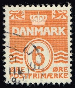 Denmark #224C Numeral; Used (3Stars)