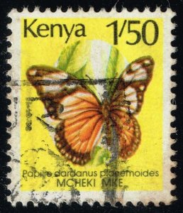 Kenya #430A Butterfly; Used