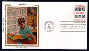 US 2015 America's Libraries Colorano U/A FDC