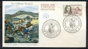 France 1960 Famous Personalities, Death of Turenne FDC