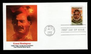 U.S. 1989 FDC Ernest Hemingway!