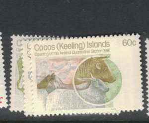 Cocos Island SC 65-7 MNH (4ffa)