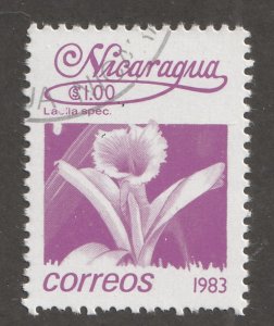 Nicaragua, stamp, Scott# 1214, used, single stamp, #1214
