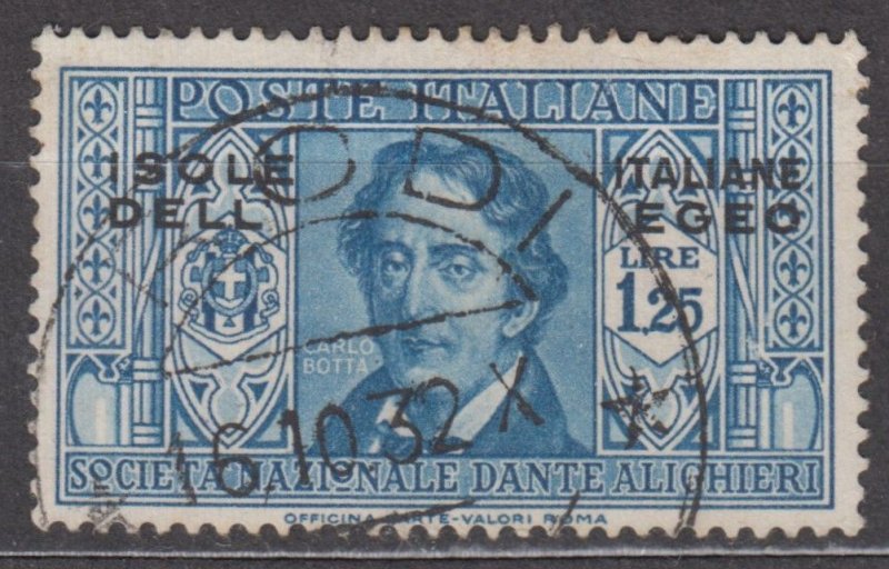 Aegean Islands Italian Offices Scott #26 1932 Used