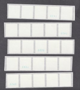 PNC5 34c Liberty SA 1111 US 3466 4 digit Top set 5 MNH F-VF