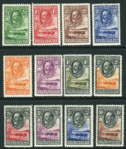 BECHUANALAND-1932  A mounted mint set to 10/- Sg 99-110