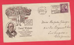 #725   Daniel Webster-  Ioor Cachet