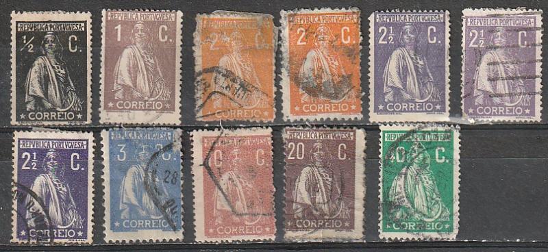 Portugal Used lot of 11