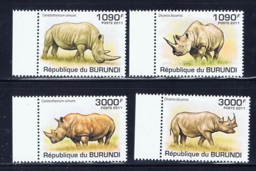 Burundi 832-35 NH 2011 Animals 