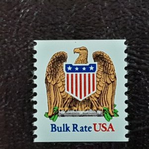 US Scott # 2602; (10c) Eagle/Shield coil, mnh, og, 1991; VF centering