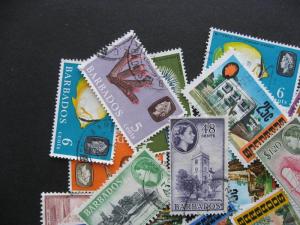 Collection breakup! BARBADOS 35 different to 1989, some mixed condition