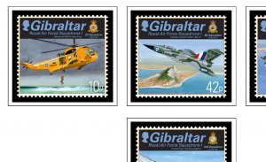 COLOR PRINTED GIBRALTAR 2011-2020 STAMP ALBUM PAGES (71 illustrated pages)