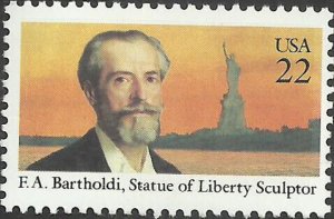# 2147 MINT NEVER HINGED ( MNH ) FREDERIC AUGUSTE BARTHOLDI