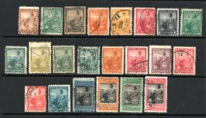 Argentina - Sc# 122 - 142 Used (few short perfs)     /        Lot 0920096