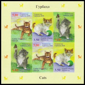 2018 Tajikistan 803-805KLb Cats 70,00 €