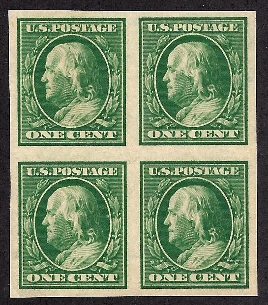 383 Mint,OG,NH... Block of 4... SCV $20.00