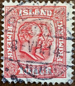 Iceland 1907-08 Sc. 76 Used