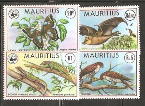 Mauritius SC 469-72 Mint, Never Hinged