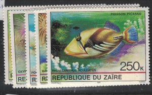 Zaire SC 974-81 MNH (3ffo)