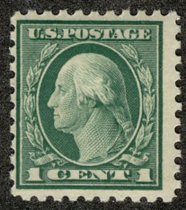 US #424 VF mint hinged, super fresh color