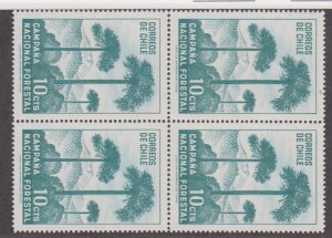 Chile - 1967 - SC 363 - NH - Block of 4