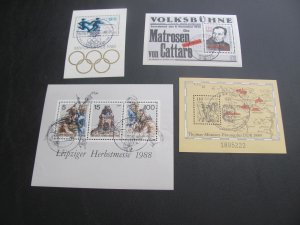 GERMANY DDR  MNH 22 SOUVENIR SHEETS LOT (170)