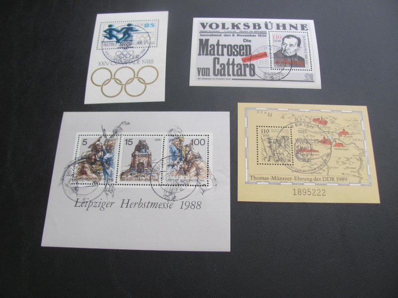 GERMANY DDR  MNH 22 SOUVENIR SHEETS LOT (170)