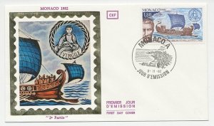 Cover / Postmark Monaco 1982 Virgil - Roman Poet - Julius Caesar