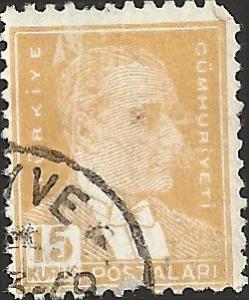 TURKEY - #751 - Used - SCV-0.25