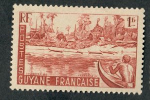 French Guiana #196 Mint Hinged single