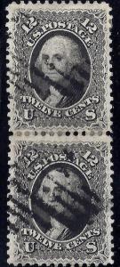 U.S. 69 Used FVF Vert. PAIR (62117)