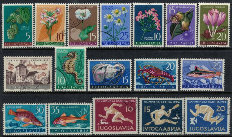 Yugoslavia #424-6,8,47,52-7,61-3,9-71  CV $5.20