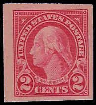 U.S. #577 MNH; 2c Washington - Imperforate (1925)