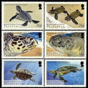 BR.I.O.T. 2005 - Scott# 290-5 Turtles Set of 6 NH