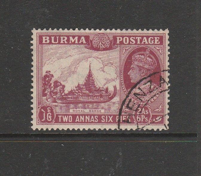 Burma 1938/40 2As 6Pi FU SG 25