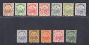 1922-34 Bermuda, Stanley Gibbons n. 77/87 - MH*