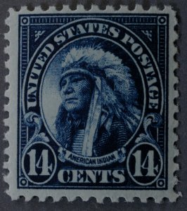 United States #565 14 Cent American Indian OG MNH?