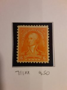 United States #711       MNH