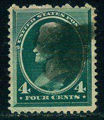 USA Sc. 211 - used, NH, thin!