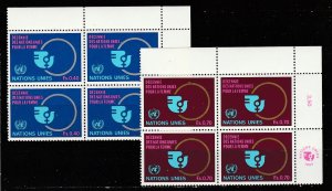 United Nations  / Geneve   90-91  Block   (N**)    1980   Complet