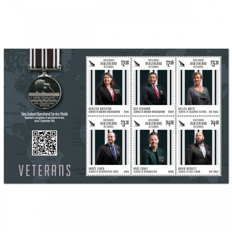 New Zealand 2024 Veterans Mint MNH Miniature Sheet