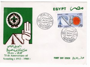 Egypt 1988 Sc 1379 FDC