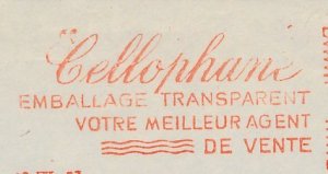 Meter top cut France 1953 Cellophane - Transparent packaging