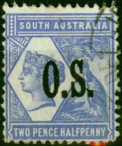 South Australia 1897 2 1/2d Violet-Blue SG075 Good Used