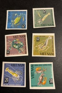 Vietnam 368-73 imperf MNH stamps