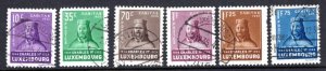 Luxembourg #B67-B72 Used  VF  CV $72.35  ...   3600533