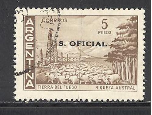 Argentina O128 used SCV $ 0.25