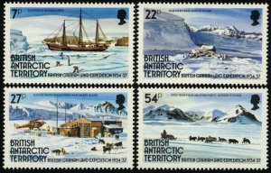 BRITISH ANTARCTIC TERRITORY Sc 121-24 VF/MNH - Brit.-Graham Land Exp. - COMPLETE